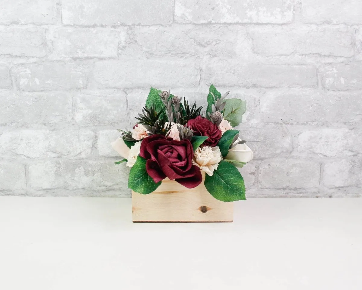 Faux Rose Leaf Spray