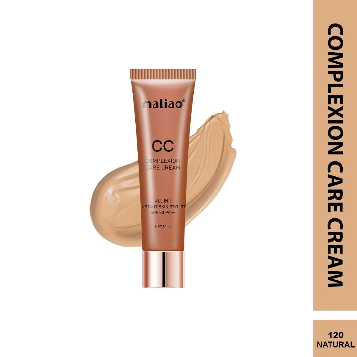 Maliao All-in-One Instant Skin Stylist CC Cream SPF 30PA   - Flawless Coverage & Sun Protection