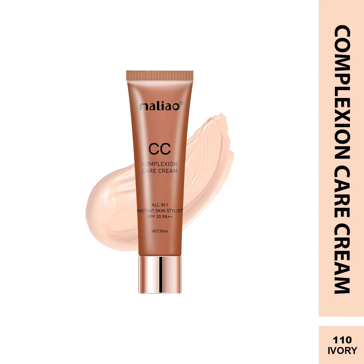 Maliao All-in-One Instant Skin Stylist CC Cream SPF 30PA   - Flawless Coverage & Sun Protection