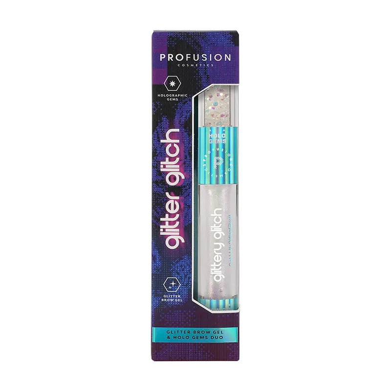 Metachrome | Glitter Glitch Holo Brow Gel & Gems