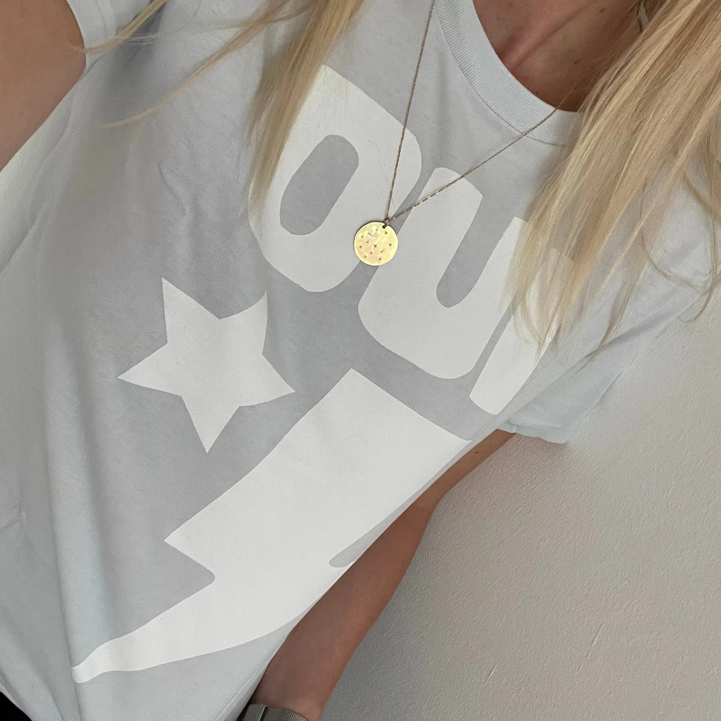 OUI Light blue vintage tee (sample)