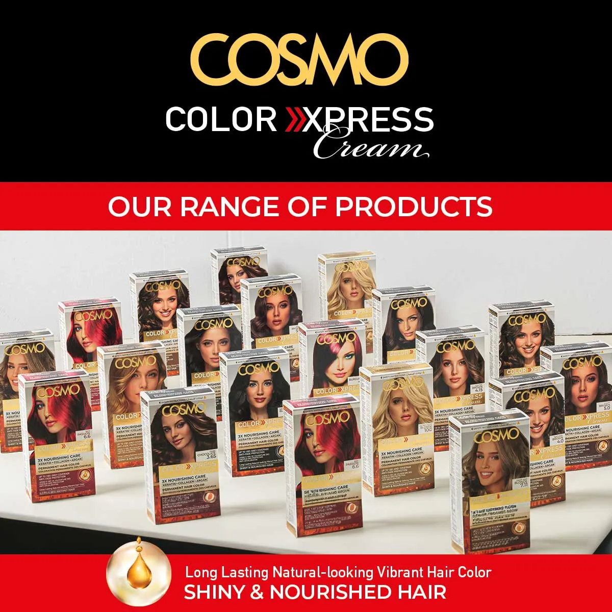 PERMANENT HAIR COLOR RED 6.6 RED PASSION
