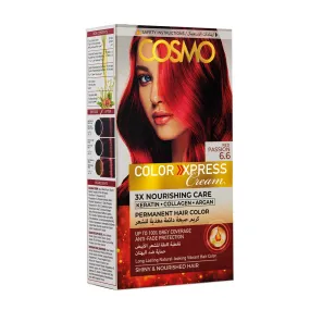 PERMANENT HAIR COLOR RED 6.6 RED PASSION