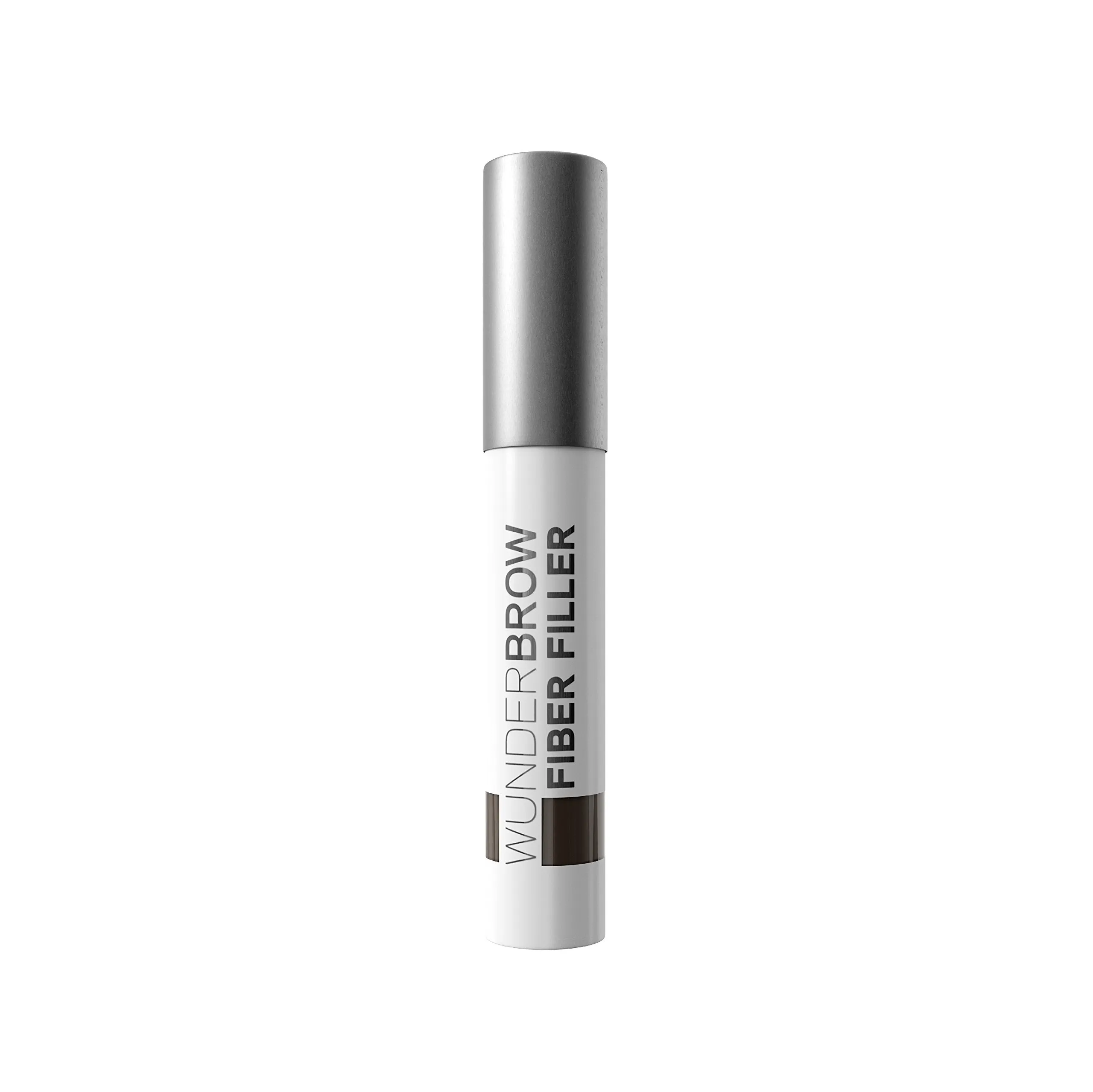 Wunder2 FIBER FILLER Makeup Eyebrow Powder Easy Eye Brow Shaper Long Lasting Transferproof, Brunette, 0.07 Ounce